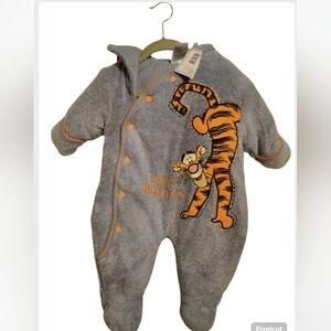 Disney Tigger Snowsuit  One-Piece Hooded Sz. 6-9 months